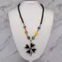 HSQYJ Crystal Pendant Necklace Long Black Beads Chain Necklaces with Statement Charm Pendant Boho Sweater Necklace for Women Girl Fashion Jewelry HSQYJ Crystal Pendant Necklace Long Black Beads Chain Necklaces with Statement Charm Pendant Boho Sweater Necklace for Women Girl Fashion Jewelry