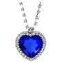 AILUOR Titanic Heart of The Ocean Neckalce, Royal Blue Crystal Created Sapphire Pendant with Silver Plated Necklace Jewelry AILUOR Titanic Heart of The Ocean Neckalce, Royal Blue Crystal Created Sapphire Pendant with Silver Plated Necklace Jewelry