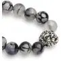 Jovivi 8mm Handmade Lion Head Macrame Adjustable Lava/Matte Agate/Picture/Dragon Stone Gemstone Beaded Bracelet,Unisex Jovivi 8mm Handmade Lion Head Macrame Adjustable Lava/Matte Agate/Picture/Dragon Stone Gemstone Beaded Bracelet,Unisex