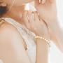Fresh Water Potato Pearl Sterling Silver Necklace, 18'', Bracelet, 7.5'', and Earring Set