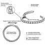 DEETO 16G 4Pcs 316L Stainless Steel Zircon Septum Nose Ring hoops Cartilage Earrings, Tragus Helix Earrings, Nose Rings, Piercing Jewelry DEETO 16G 4Pcs 316L Stainless Steel Zircon Septum Nose Ring hoops Cartilage Earrings, Tragus Helix Earrings, Nose Rings, Piercing Jewelry
