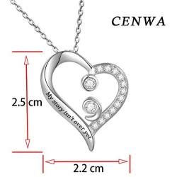 CENWA My Story Isnt Over Yet Semicolon Necklace Warrior Fighter Semicolon Jewelry Suicide Awareness Gift Self Harm Awareness Suicide Survivor Gift Semi Colon Mental Health