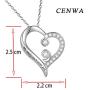 CENWA My Story Isnt Over Yet Semicolon Necklace Warrior Fighter Semicolon Jewelry Suicide Awareness Gift Self Harm Awareness Suicide Survivor Gift Semi Colon Mental Health