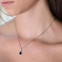 A+O Bridesmaid Jewelry Gift, Blue Sapphire Jewelry