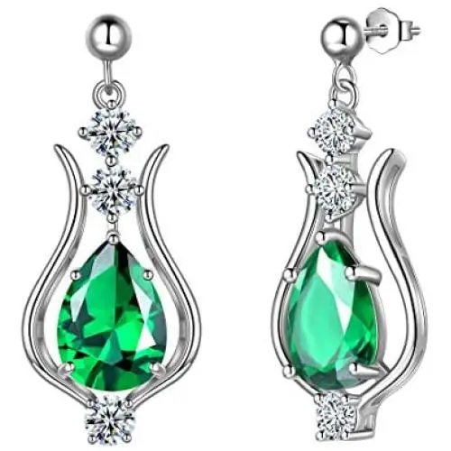 Aurora Tears Violin Music Jewelry Women 925 Sterling Silver Music Fans Birth Stone Pendant/Earrings Musicial Gift Musician Birthday Jewelry Present Aurora Tears Violin Music Jewelry Women 925 Sterling Silver Music Fans Birth Stone Pendant/Earrings Musicial Gift Musician Birthday Jewelry Present