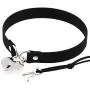 Ailiessy Leather Heart Lock Necklace Punk Gothic Love Heart Key Choker Necklace for Women Girls Halloween Christmas Statement Necklace Jewelry
