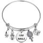 SEIRAA Manicurist Bracelet Nail Technician Jewelry I Do Nails Bracelet Funny Cosmetology Gift Makeup Gifts for Nail Artist Beautician