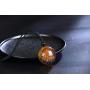 iSTONE 7 Chakra Gemstone Crystal Necklace Energy Healing Crystals Chakra Necklace Resin Ammonite Fossil Spiral Necklace