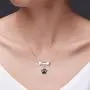 925 Sterling Silver Cute Paw Print Pendant Necklace for Women 925 Sterling Silver Cute Paw Print Pendant Necklace for Women