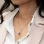 Peora Simulated Alexandrite Pendant Necklace in Sterling Silver, Vintage Halo Design, Cushion Cut, 4.50 Carats total, with 18 Inch Chain Peora Simulated Alexandrite Pendant Necklace in Sterling Silver, Vintage Halo Design, Cushion Cut, 4.50 Carats total, with 18 Inch Chain