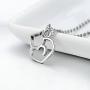 BAMOER 925 Sterling Silver Expandable Cat Ring Earrings Adjustable Chain Bracelet for Women