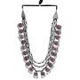 Crunchy Fashion Bollywood Traditional Indian/Bohemian Style Afgani Oxidised Silver Statement Necklace for Women
