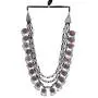 Crunchy Fashion Bollywood Traditional Indian/Bohemian Style Afgani Oxidised Silver Statement Necklace for Women Crunchy Fashion Bollywood Traditional Indian/Bohemian Style Afgani Oxidised Silver Statement Necklace for Women