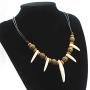 Scddboy Caveman Necklace,Bone Tooth Necklace for men
