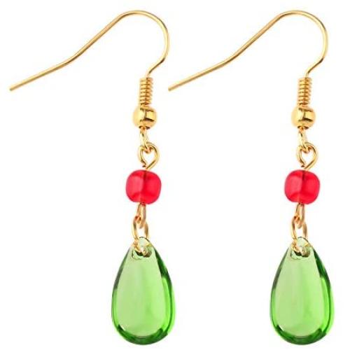 Jojos Bizarre Adventure Drop Earrings Anime gold Dangle Earrings for Women Jean Pierre Polnareff Earring Cosplay Accessories