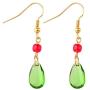 Jojos Bizarre Adventure Drop Earrings Anime gold Dangle Earrings for Women Jean Pierre Polnareff Earring Cosplay Accessories