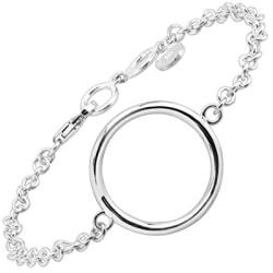 Silpada Karma Circle Link Chain Bracelet in Sterling Silver