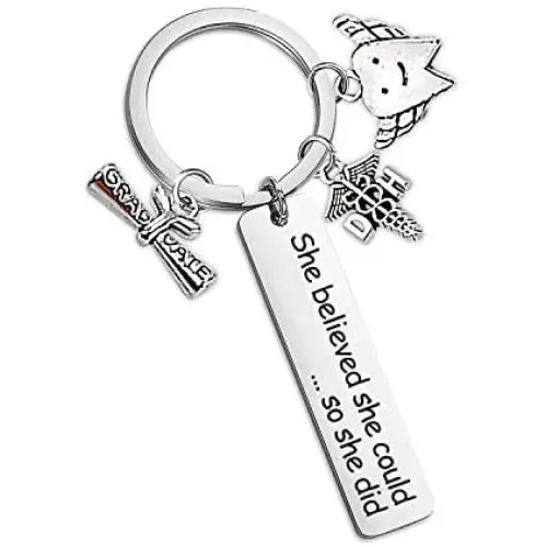 SIIDIMELO Dentists Gift She Believed She Could Dental Assistant Gift Dentist Office Orthodontist Gifts Dental Student Keychain Gift for DH Dentist Assistant Jewelry Hygienist Gift (She Believe DH-KR) SIIDIMELO Dentists Gift She Believed She Could Dental Assistant Gift Dentist Office Orthodontist Gifts Dental Student Keychain Gift for DH Dentist Assistant Jewelry Hygienist Gift (She Believe DH-KR)