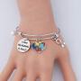 WSNANG Autism Awareness Jewelry for Family Autism Aunt/Daughter/Mother/Grandmother Autism Heart Charm Autism Support Gifts Autism Aunt Grandma Gift