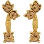 MUCH-MORE Indian Traditional Crystal Necklace Earrings Set Ethnic Wedding Party Jewelry for Women