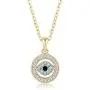 Obidos Evil Eye Pendant Necklace Turkish Rose Gold Turquoise Necklace Lucky Jewelry for Girls and Women Faith Protection Rhinestone Necklace Obidos Evil Eye Pendant Necklace Turkish Rose Gold Turquoise Necklace Lucky Jewelry for Girls and Women Faith Protection Rhinestone Necklace