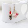 WSNANG Lipstick 3D Earrings Estheticians Gift Makeup Artist Jewelry Gift for Women Teens Girl