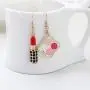 WSNANG Lipstick 3D Earrings Estheticians Gift Makeup Artist Jewelry Gift for Women Teens Girl
