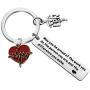 BAUNA LPN Gifts Nursing School Graduation Gift May You be Proud of The Work You Do and The Person You are Key Chain Thank You Gifts for Nurses