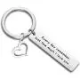 BEKECH Daughter Gift Daughter Keychain Every Day Remember Just How Much I Love You Daughter Jewelry Gift from Mom & Dad BEKECH Daughter Gift Daughter Keychain Every Day Remember Just How Much I Love You Daughter Jewelry Gift from Mom & Dad
