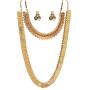 YouBella Jewellery Bollywood Ethnic Gold Plated Traditional Indian Necklace Set with Earrings for Women