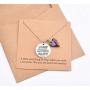 Inspirational Quote Pendant Necklace for Women & Girls with Crystal from Swarovski