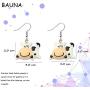 BAUNA Funny Cow Earring Cow Farmer Dangle Earrings Animal Lover Gift for Women Girls Jewelry