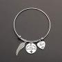 Gzrlyf Now She Flies with Hummingbirds Keychain Memorial Jewelry Remembrance Gifts