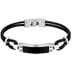 Dletay Cremation Bracelet for Ashes Leather Urn Bracelet Ashes Holder Memorial Urn Bangle for Ashes
