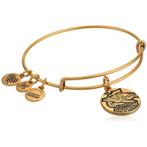 Alex And Ani Replenishment 19 Womens Grand Cayman, Charm Bangle, Rafaelian Gold