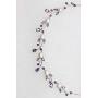 Faship Gorgeous CZ Crystal Freshwater Pearls Floral Necklace Earrings Set