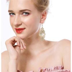 NORTHSTAR PEARLS AND JEWELRY: Lace Chandelier Dangle Earrings Light Weight