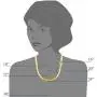 14k Yellow Solid Gold Imperial Herringbone Chain Necklace, 6.0mm