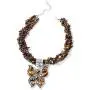 Shop LC Delivering Joy Silvertone Black Dragonfly Butterfly Necklace Pendant for Jewelry Women Gifts Size 18''