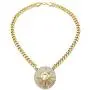 GWOOD 5 Percenter 7 Star Gold Color Pendant with 18 Inch Cuban Necklace GWOOD 5 Percenter 7 Star Gold Color Pendant with 18 Inch Cuban Necklace