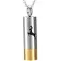 AIWENXI Cremation Jewelry Deer Cylinder Pendant Locket Holder Ashes for Pet/Human Stainless Steel Keepsake Memorial Urn Necklace for Ashes AIWENXI Cremation Jewelry Deer Cylinder Pendant Locket Holder Ashes for Pet/Human Stainless Steel Keepsake Memorial Urn Necklace for Ashes