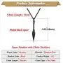 Xusamss Fashion Titanium Steel Spear Pendant Necklace,22'' Link Chain Xusamss Fashion Titanium Steel Spear Pendant Necklace,22'' Link Chain