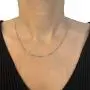 Newborn Jewellery 925 Sterling Silver Durable Italian Box Chain Necklace Rhodium Plated 0.9mm (16.5''-21.7'') Newborn Jewellery 925 Sterling Silver Durable Italian Box Chain Necklace Rhodium Plated 0.9mm (16.5''-21.7'')