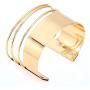 N/Q Punk Cuban Chunky Chain Leopard Choker Necklace Bracelet for Women Girls 14 K Gold Plated Polish Gothic Rock Round Square Geometric Collar Necklace Bangles Hip Hop Jewelry Set