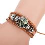 GOOEY Adjustable Wolf Braided Leather Bracelet - Cute Bangle Bracelets for Women, The Pretty Gifts for Women