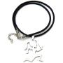 GWOOD Juggalette Pendant with 18 Inch Cord Necklace Silver Color