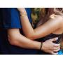 Personalized Magnetic Attract Couples Bracelets King and Queen Crown Matching Bracelet Custom Friendship Bracelets for Boyfriend and Girlfriend, Him and Her 2 PCS
