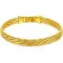 Lifetime Jewelry 7mm Vintage Flat Basket Weave Bracelet 24k Real Gold Plated for Women and Men Lifetime Jewelry 7mm Vintage Flat Basket Weave Bracelet 24k Real Gold Plated for Women and Men