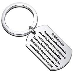 AKTAP Stepmom Keychain Adoption Jewelry to My Bonus Mom Appreciation Gift for Mother in Law