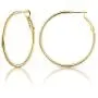 Hoop Earrings 2mm Thick 14K Gold Colored Lightweight Earrings for Women Girls Hoop Earrings 2mm Thick 14K Gold Colored Lightweight Earrings for Women Girls